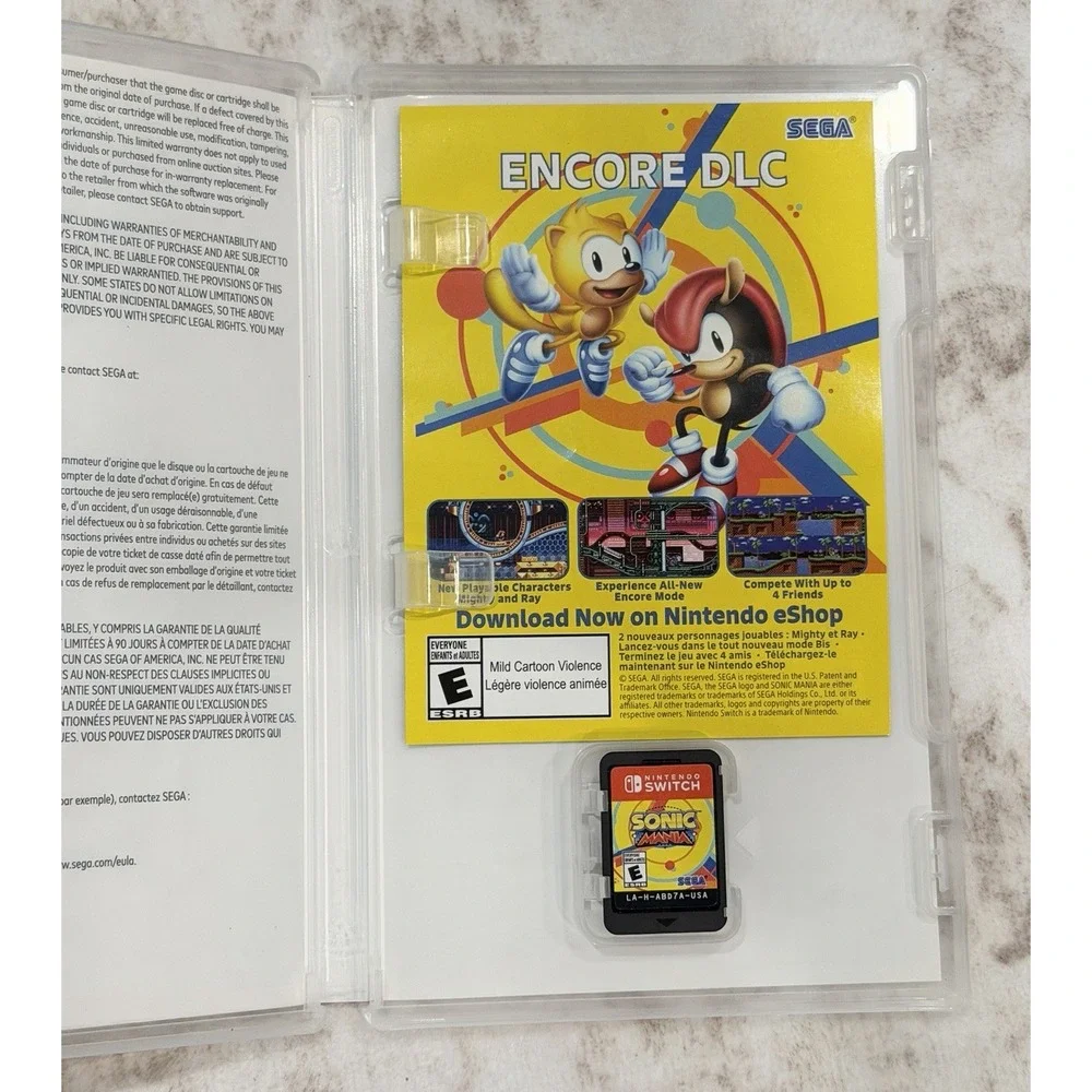Sonic Mania (Nintendo Switch, 2017)